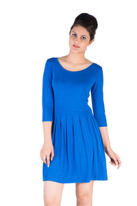 Ladies Dress Maxi Dress Viscose Lycra Cobalt - De Moza (7713614339)