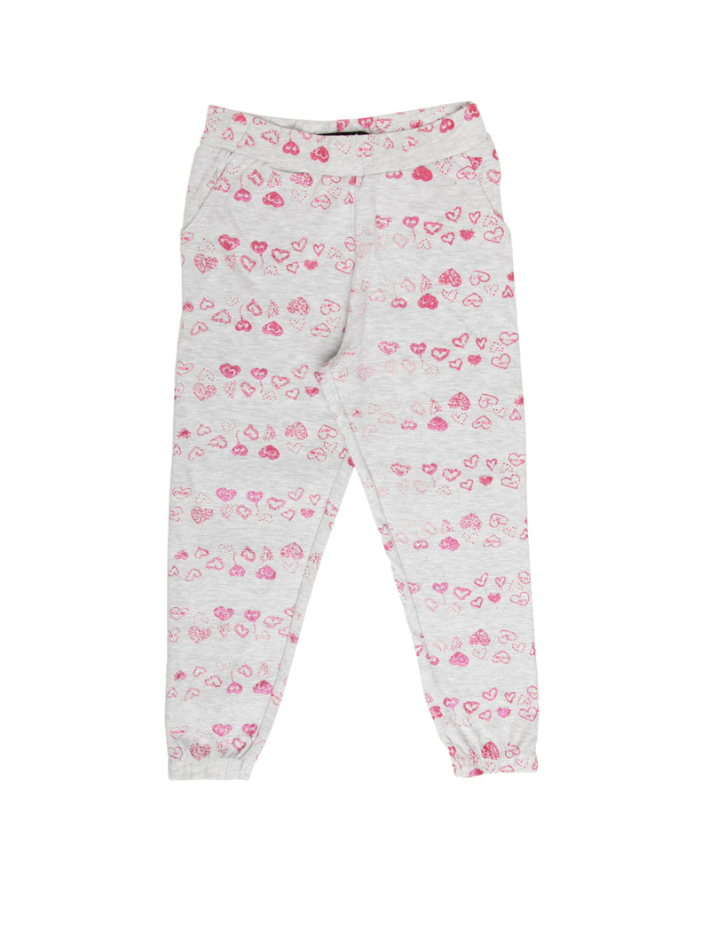Kids - Girls Harem Pant Grey Melange - De Moza (1932518719551)