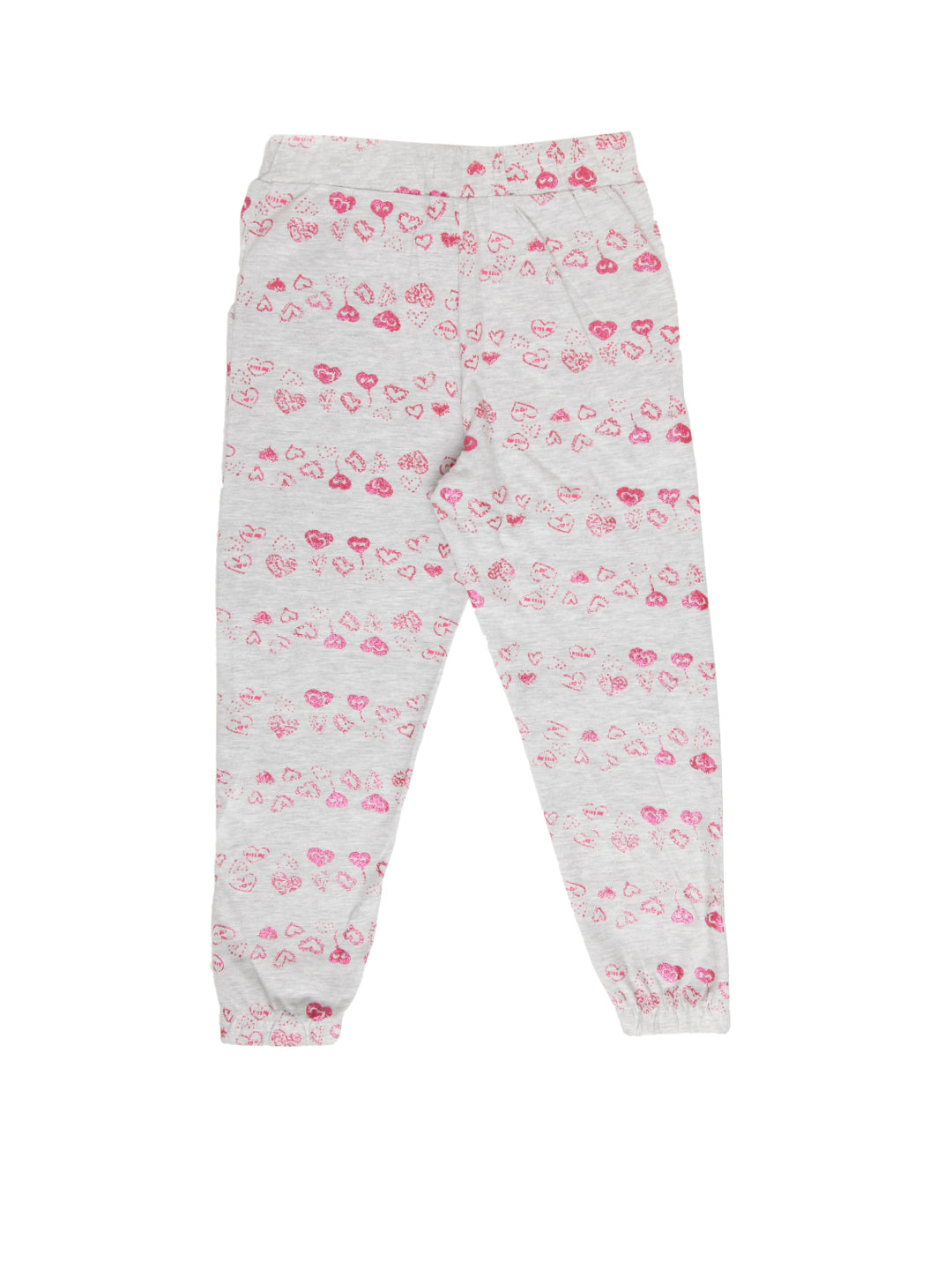 Kids - Girls Harem Pant Grey Melange - De Moza (1932518719551)