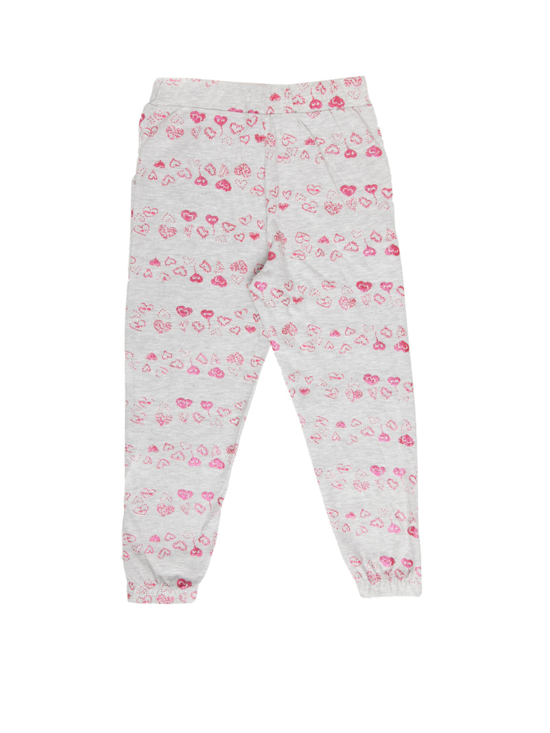 Kids - Girls Harem Pant Grey Melange - De Moza (1932518719551)