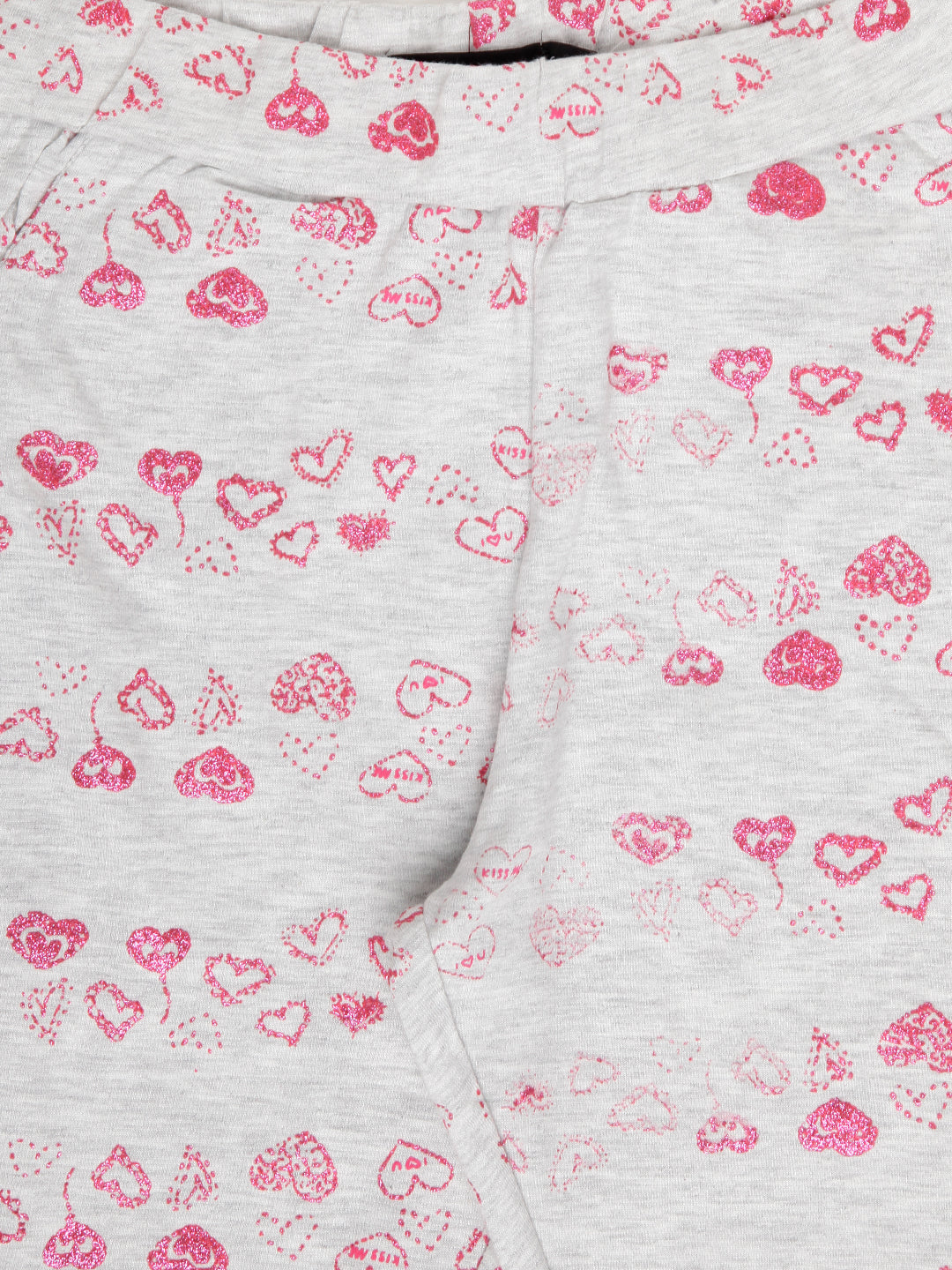 Kids - Girls Harem Pant Grey Melange - De Moza (1932518719551)