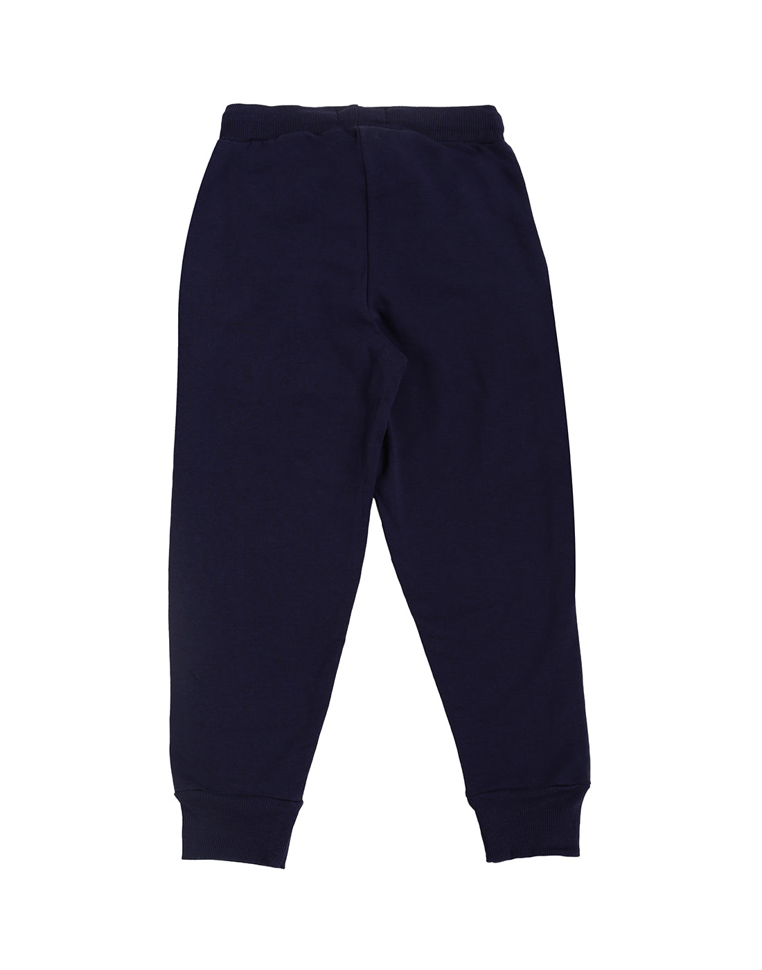 De Moza Kids - Girls Jogger Knit Bottom Solid Cotton Navy Blue - De Moza (4464289775679)