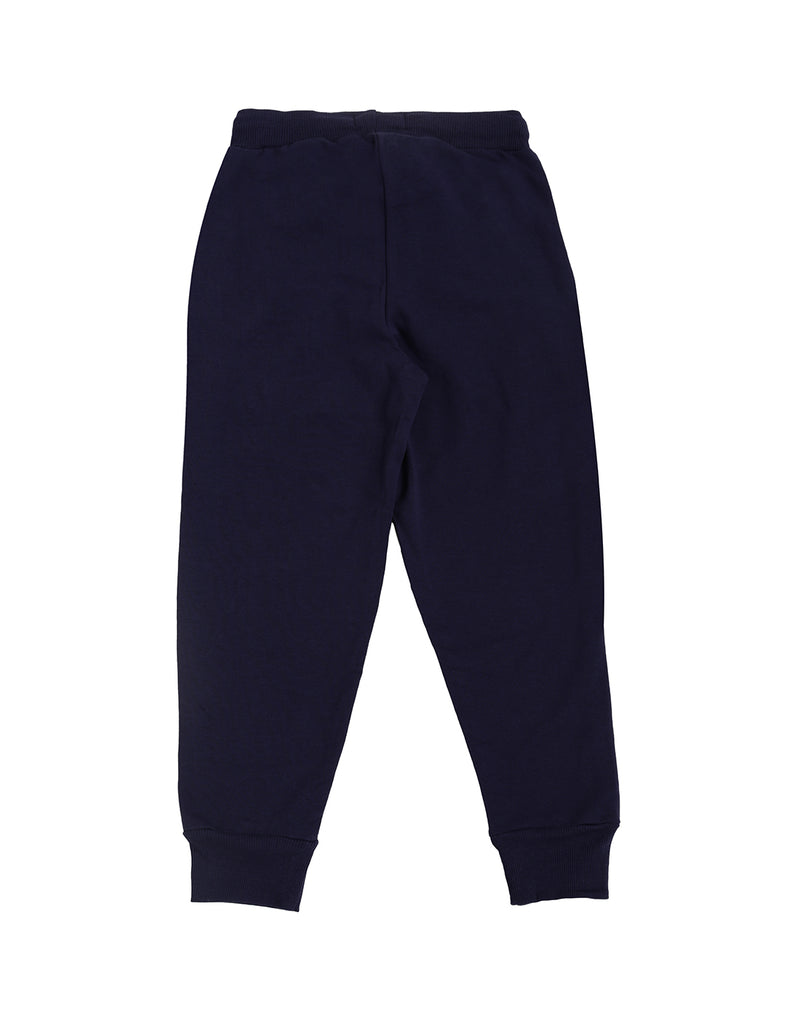 De Moza Kids - Girls Jogger Knit Bottom Solid Cotton Navy Blue - De Moza (4464289775679)