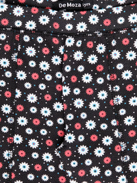 Kids - Girls Printed Leggings Black - De Moza (1940693811263)