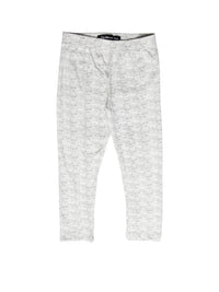 Kids - Girls Printed Leggings White - De Moza (1940814528575)