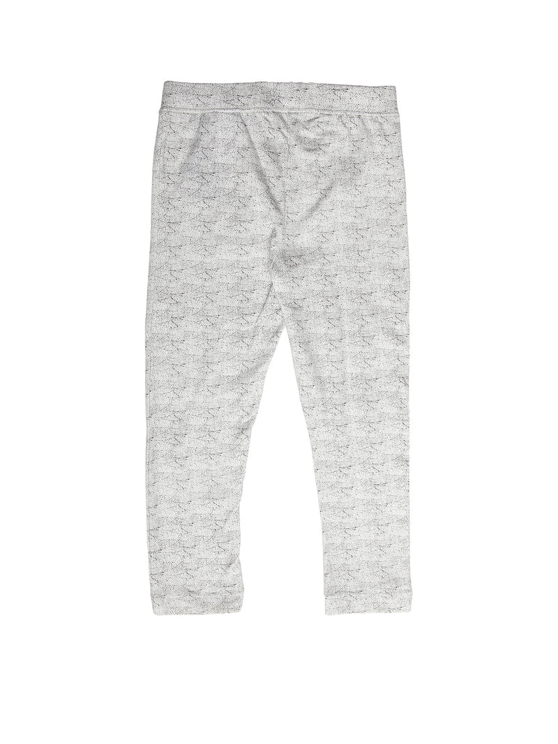 Kids - Girls Printed Leggings White - De Moza (1940814528575)