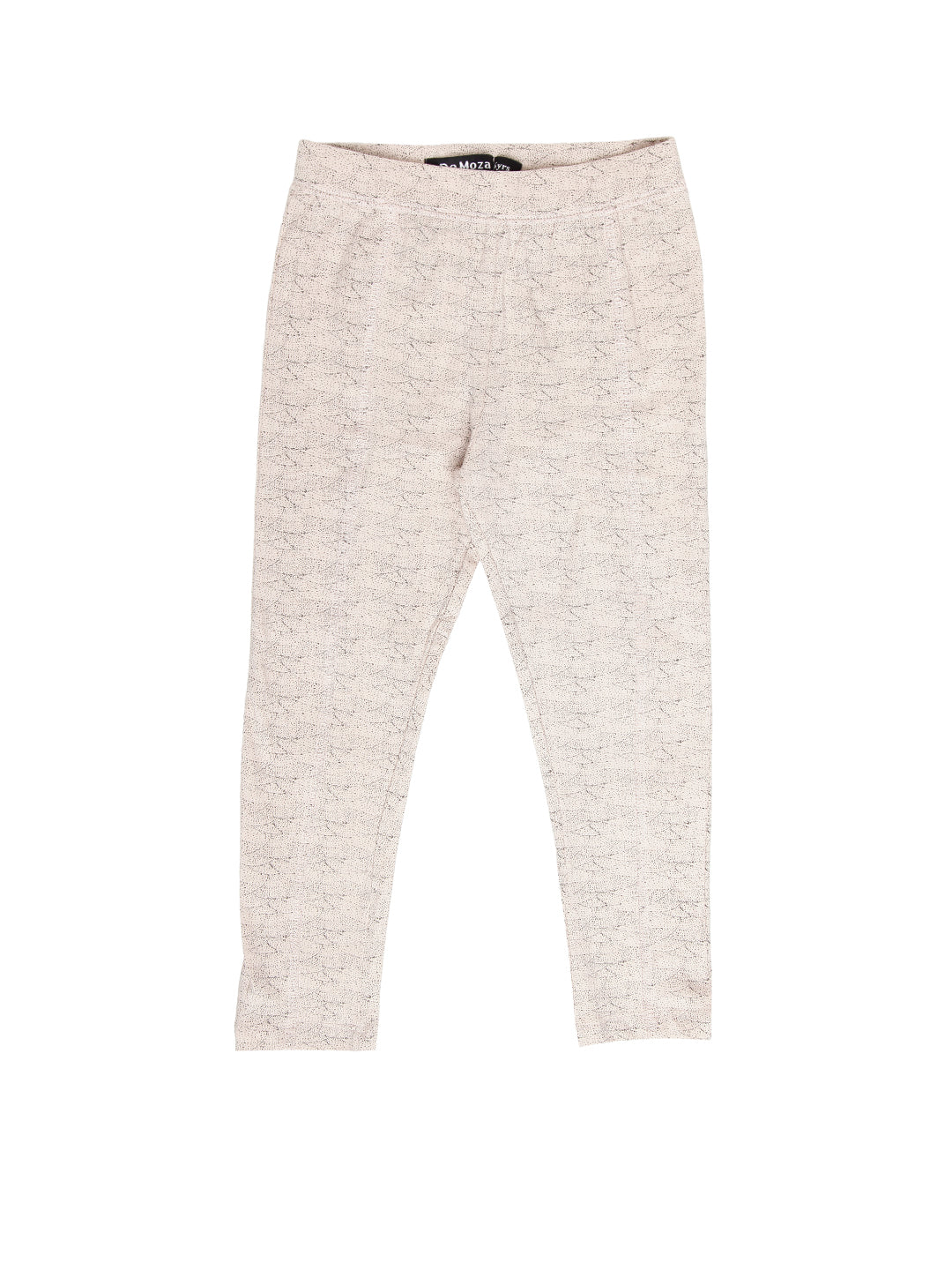 Kids - Girls Printed Leggings Peach - De Moza (1943224680511)