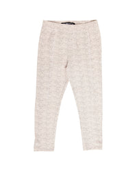 Kids - Girls Printed Leggings Peach - De Moza (1943224680511)