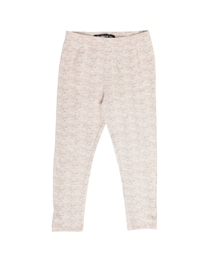 Kids - Girls Printed Leggings Peach - De Moza (1943224680511)