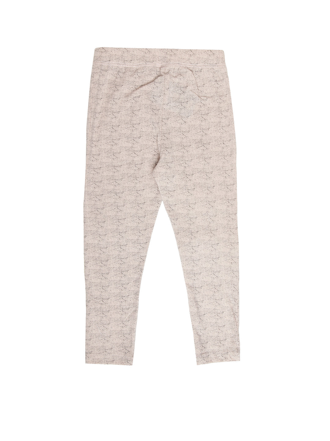 Kids - Girls Printed Leggings Peach - De Moza (1943224680511)
