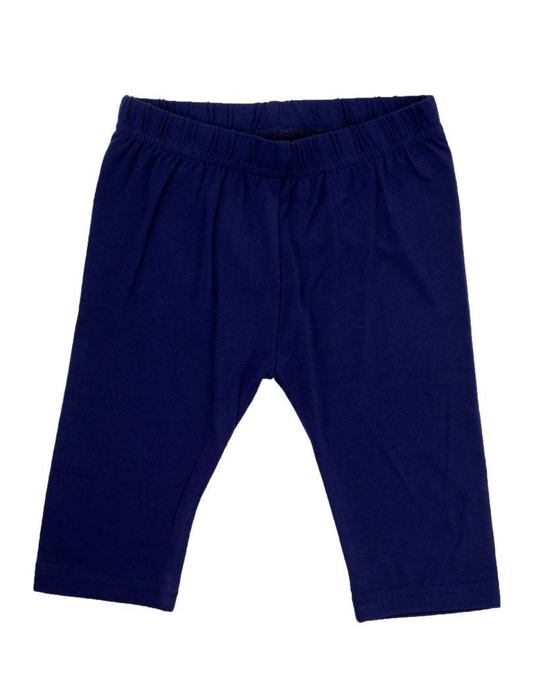 Kids – Girls 3/4Th Leggings Dark Navy Blue