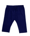Kids – Girls 3/4Th Leggings Dark Navy Blue