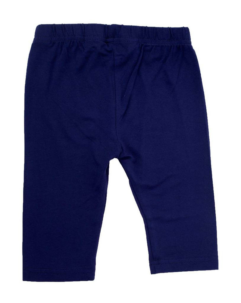 Kids – Girls 3/4Th Leggings Dark Navy Blue