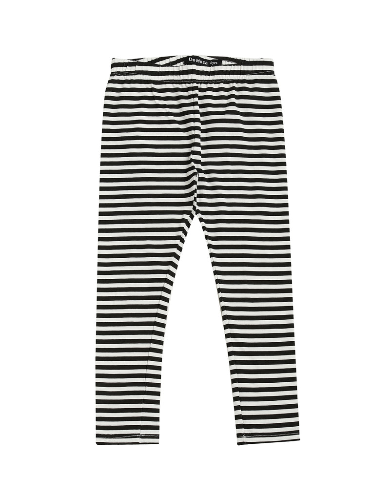 De Moza Kids - Girls Printed Ankle Length Leggings Cotton White - De Moza (4464288235583)