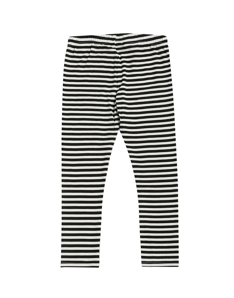 De Moza Kids - Girls Printed Ankle Length Leggings Cotton White - De Moza (4464288235583)