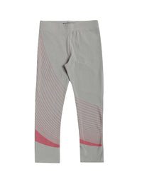 De Moza Kids - Girls Printed Ankle Length Leggings Cotton Grey - De Moza (4464288399423)