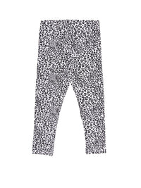 Kids - Girls Printed Leggings Black - De Moza (1943331897407)