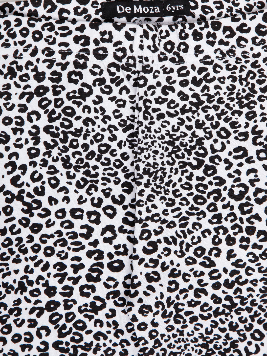 Kids - Girls Printed Leggings Black - De Moza (1943331897407)