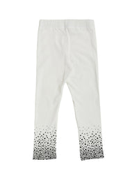 De Moza Kids - Girls Printed Ankle Length Leggings Cotton Offwhite - De Moza (4464288628799)