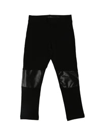 De Moza Kids - Girls Ankle Length Leggings Black - De Moza (4465230970943)