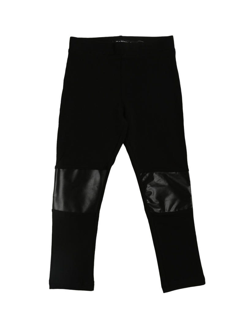 De Moza Kids - Girls Ankle Length Leggings Black - De Moza (4465230970943)