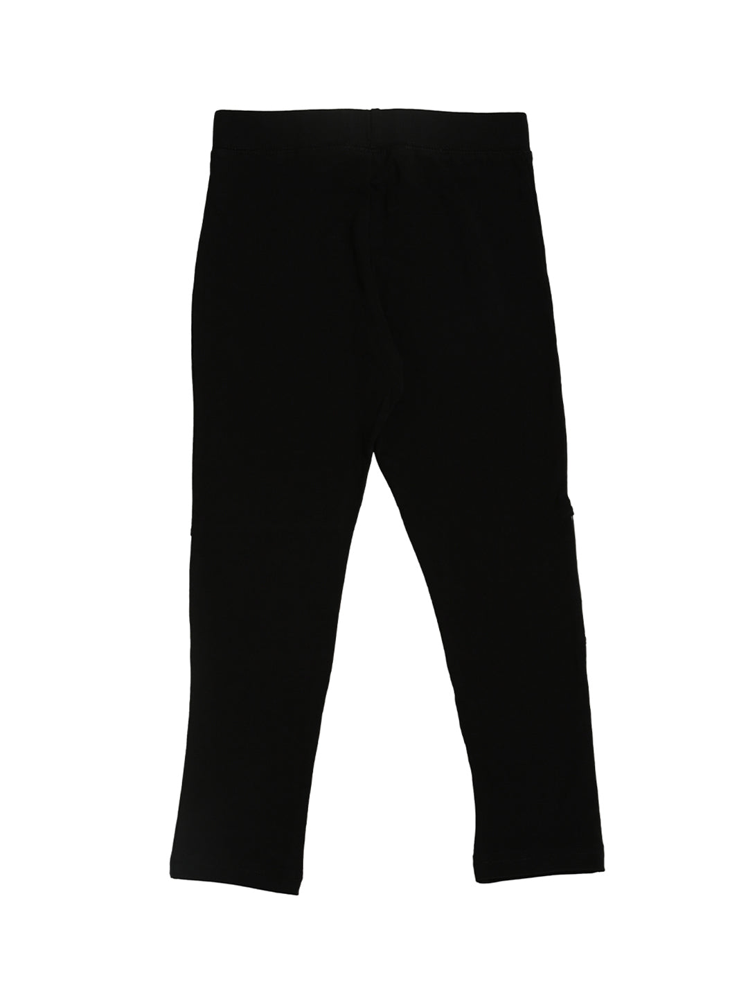 De Moza Kids - Girls Ankle Length Leggings Black - De Moza (4465230970943)
