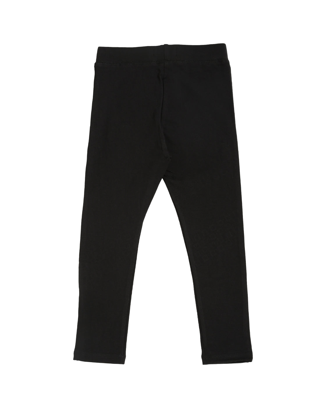 De Moza Kids - Girls Ankle Length Leggings Stud Cotton Black - De Moza (4465230938175)