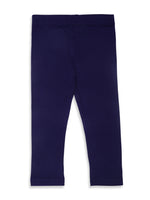 Kids – Girls Ankle Leggings Dark Navy Blue