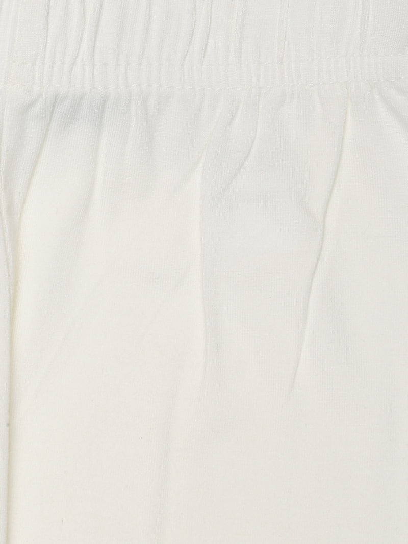 Kids – Girls Ankle Length Leggings Offwhite