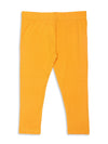 Kids – Girls Ankle Length Leggings Dark Yellow