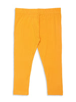 Kids – Girls Ankle Length Leggings Dark Yellow