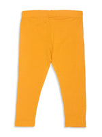 Kids – Girls Ankle Length Leggings Dark Yellow