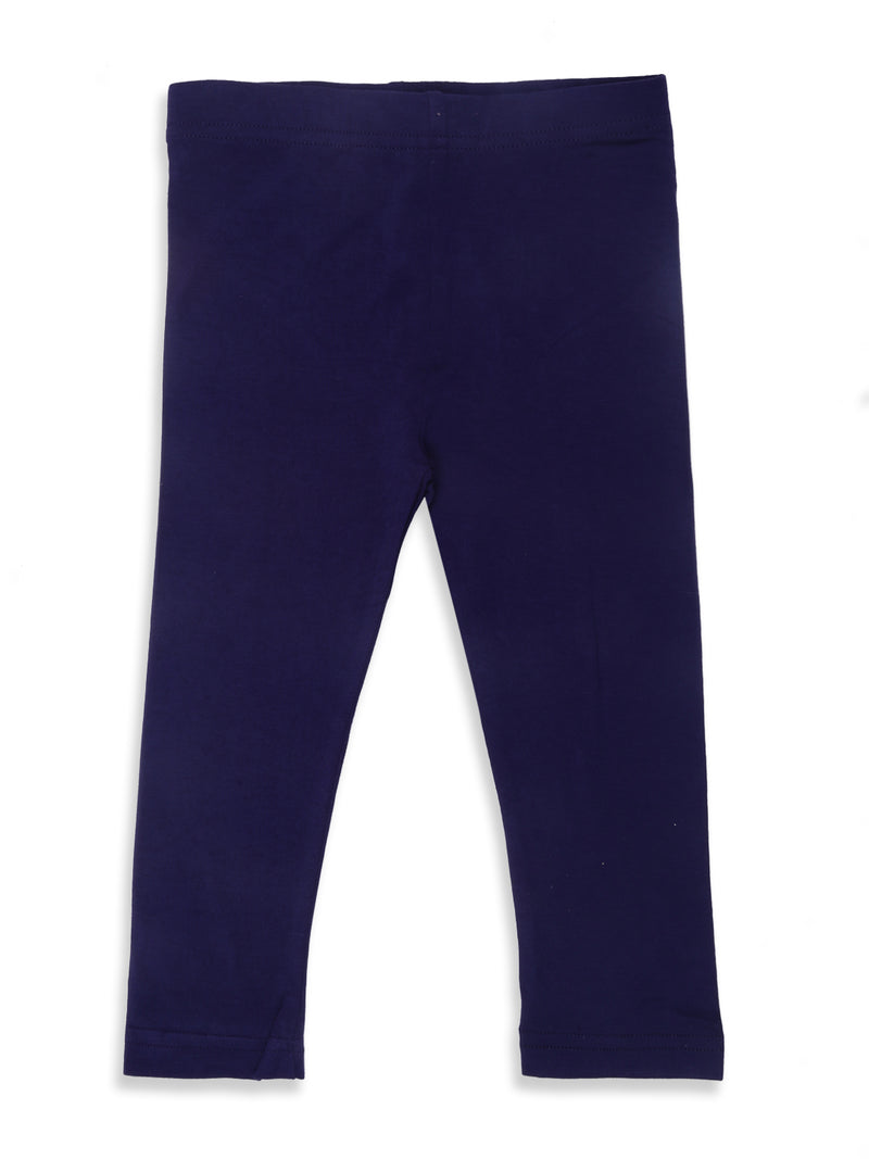 Kids - Girls Ankle Leggings Dark Navy Blue