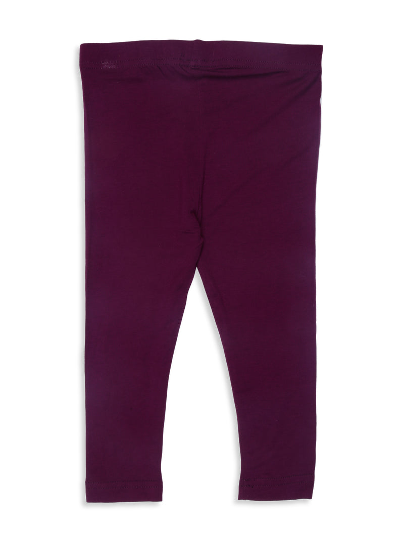 Kids - Girls Ankle Leggings Purple