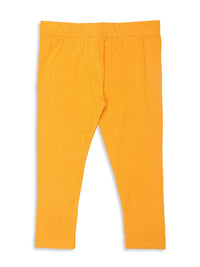 Kids - Girls Ankle Leggings Dark Yellow