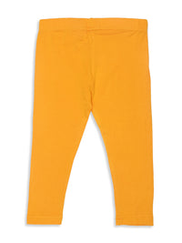 Kids - Girls Ankle Leggings Dark Yellow
