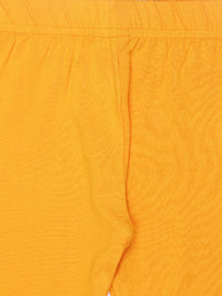 Kids - Girls Ankle Leggings Dark Yellow