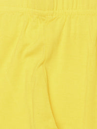Kids - Girls Ankle Leggings Golden Yellow