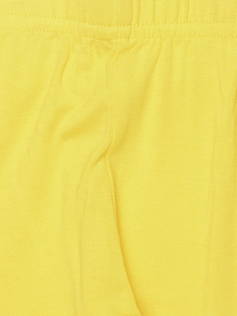 Kids - Girls Ankle Leggings Golden Yellow