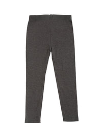 De Moza Kids - Girls Ankle Length Leggings Solid Cotton Anthra Melange - De Moza (4464289579071)