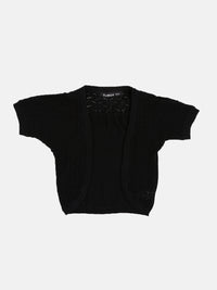 Kids - Girls Shrug Black