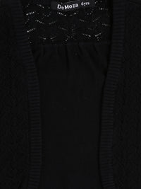 Kids - Girls Shrug Black