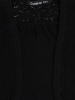 Kids - Girls Shrug Black