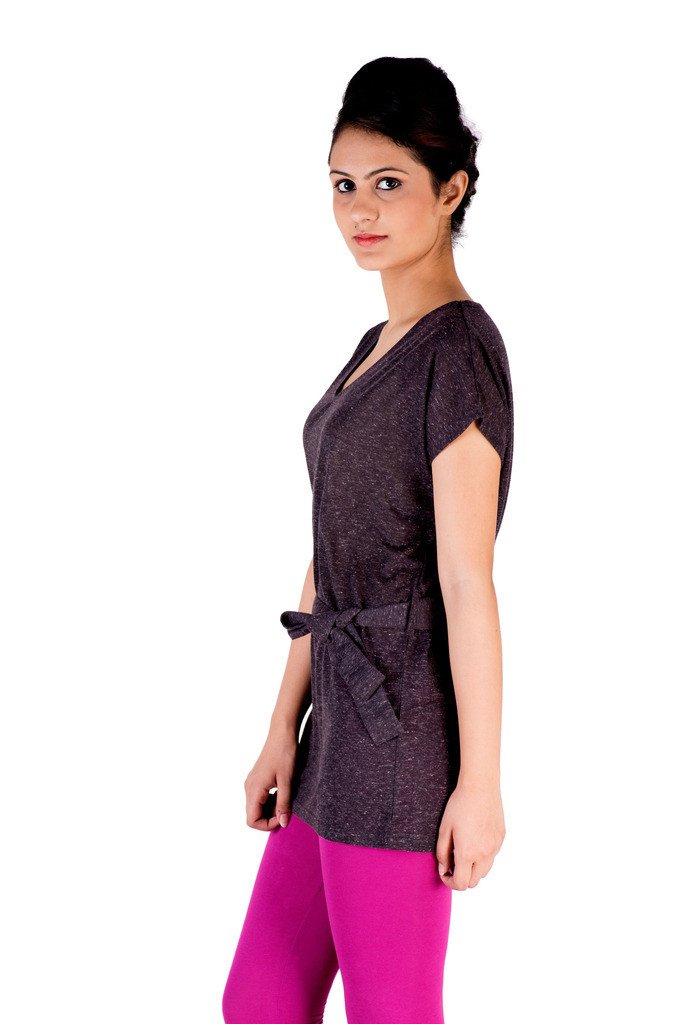De Moza- Ladies Black Solid Top - De Moza (1553588650047)