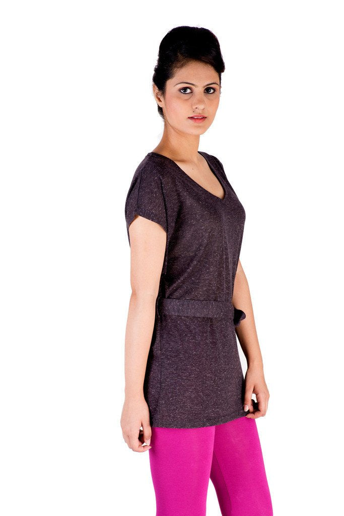 De Moza- Ladies Black Solid Top - De Moza (1553588650047)
