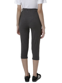 De Moza Women's Yoga Pant Anthra Melange