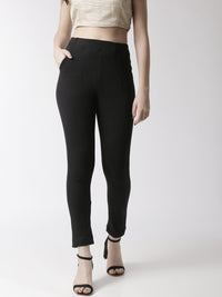 De Moza Women's Cigarette Pant Black