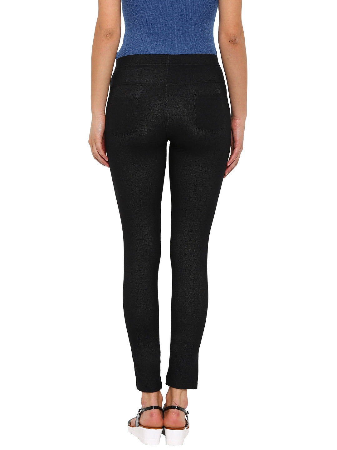 De Moza Women's Jeggings Black