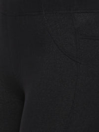 De Moza Women's Jeggings Black