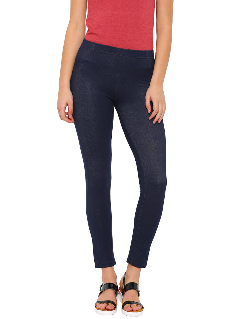 De Moza Women's Jeggings Blue